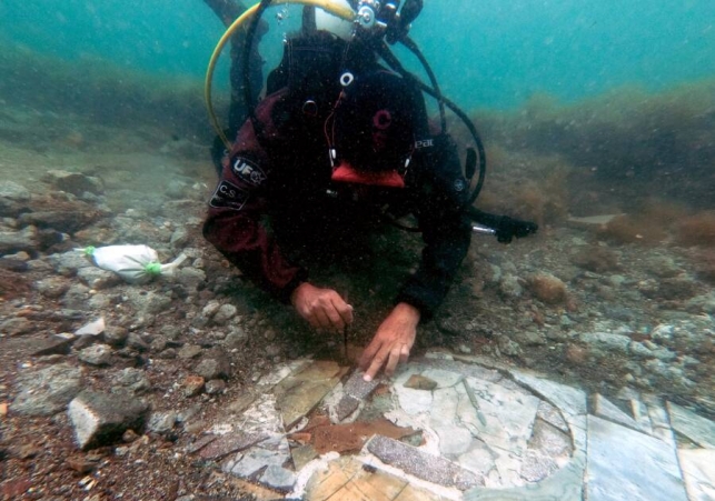 zatopiona mozaika